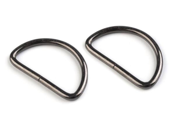 Halbring Breite 32 mm Nickel Schwarz
